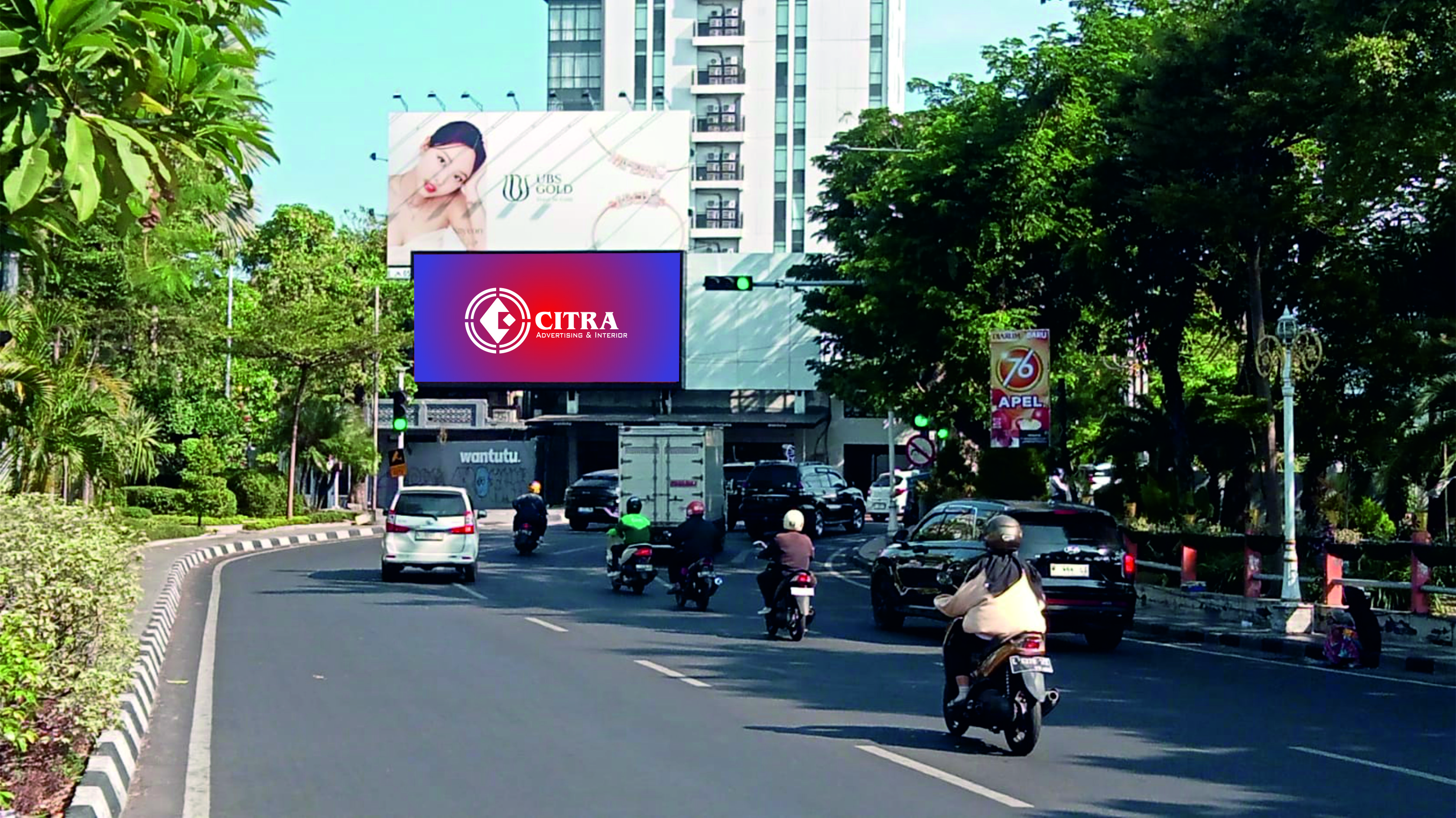 Jl. Pemuda ( Pertigaan Ketabang Kali)